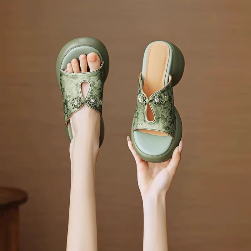 Outdoor Lighting Switch - New Chinese Style Platform Mules for