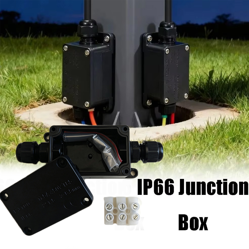 Outdoor Lighting Electrical Box - 1pc 2 Way Outdoor Waterproof IP66