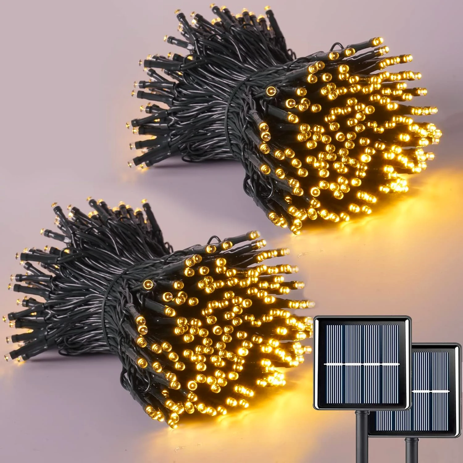 Outdoor Lighting Led Fixtures - LED Solar Light String 8 Functions