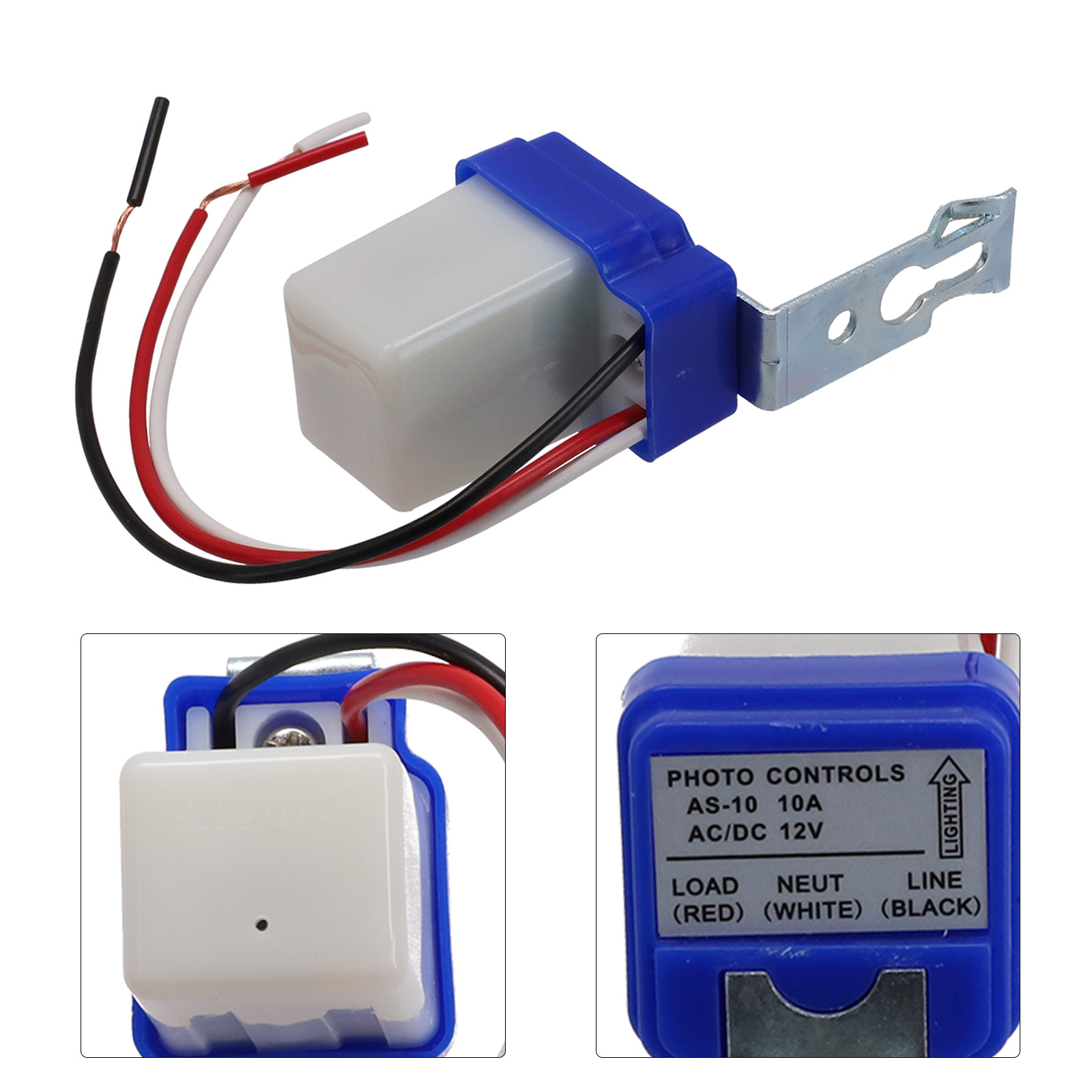 Outdoor Lighting Switch - Photocell Street Light Sensor Switch with