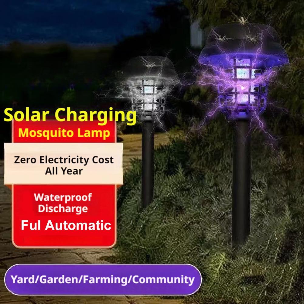 Bollard Light Garden - 4/2/1pcs Solar Mosquito Killer Lamp Home