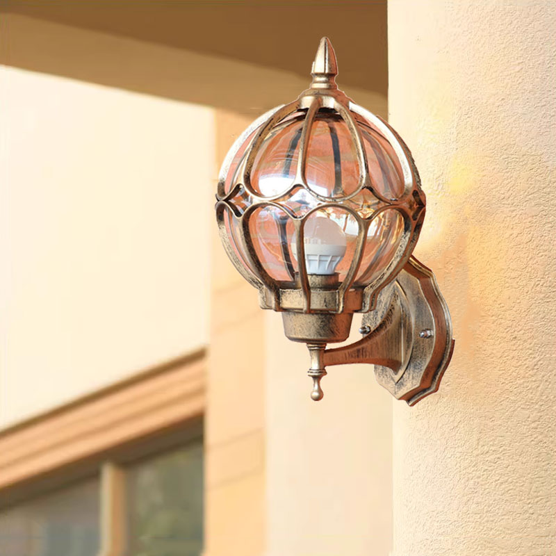 Outdoor Lighting On House - Retro European Outdoor Wall Lamp Villa