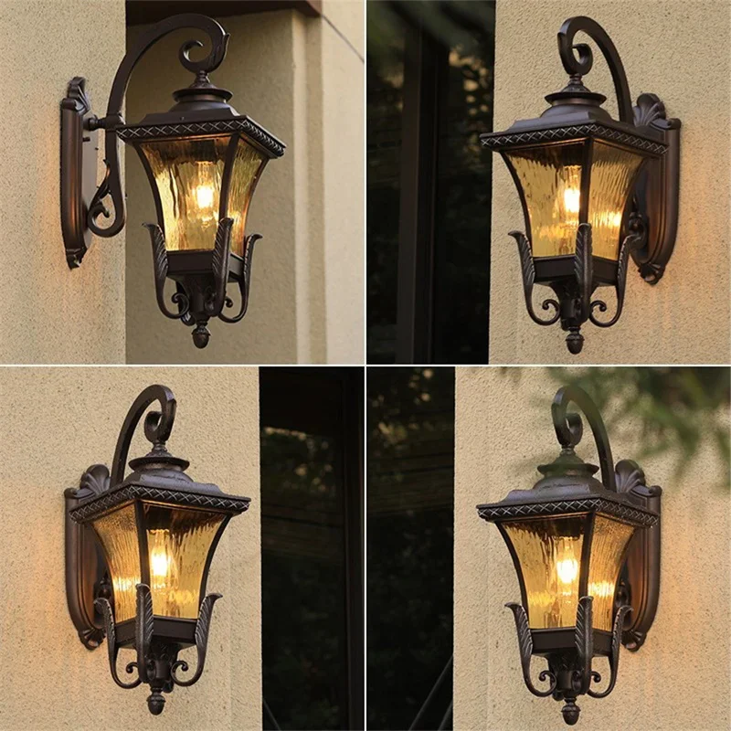 Outdoor Lighting On House - Villa Community European-style Outdoor Wall Light