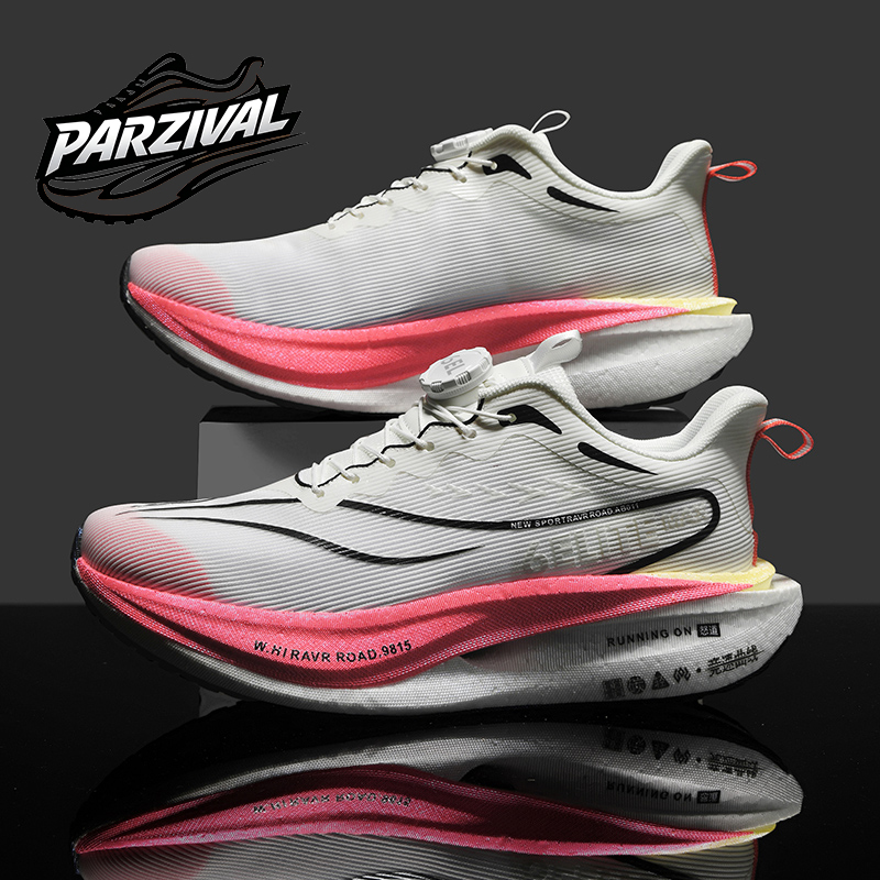 Outdoor Lighting Switch - Men Carbon Plate Running Shoes Breathable