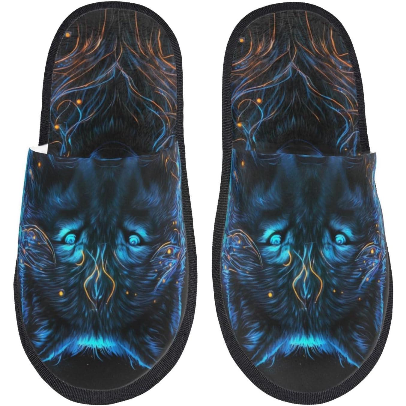 Cool Blue Light Wolf Print Wom - Outdoor Lighting On House 评论和价格