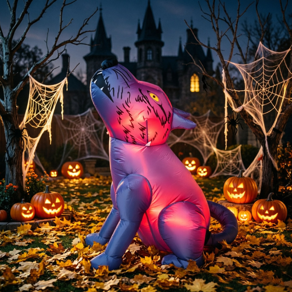 3FT Halloween Luminous Inflata - Outdoor Lighting On House 评论和价格