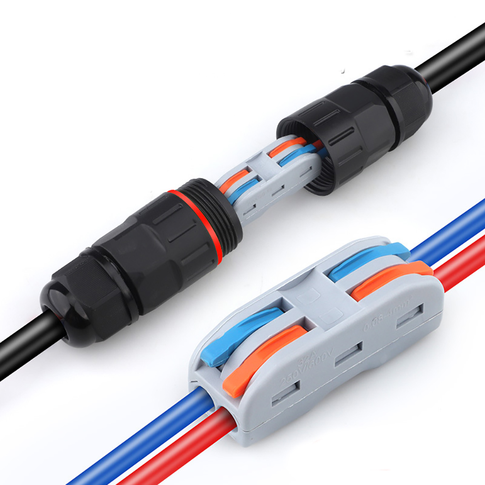 1Pc 2 Pin 3 Pin Wire Connector - Outdoor Lighting Low Voltage 评论和价格