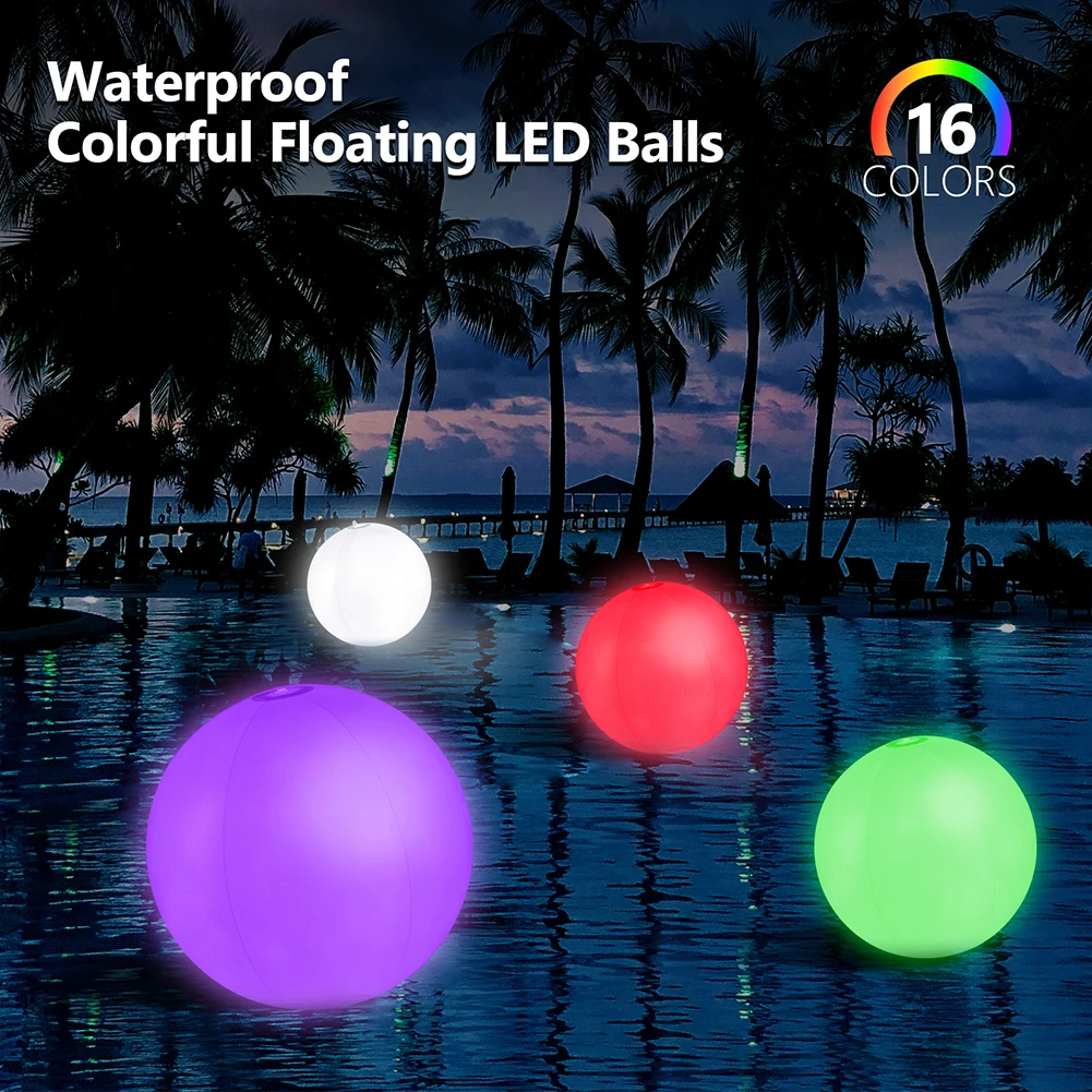 Inflatable Pool Beach Ball 16  - Outdoor Lighting Around Pool 评论和价格