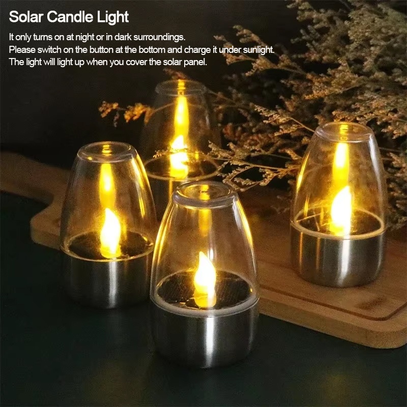 LED Solar Candles Light Flamel - Outdoor Lighting Led Fixtures 评论和价格