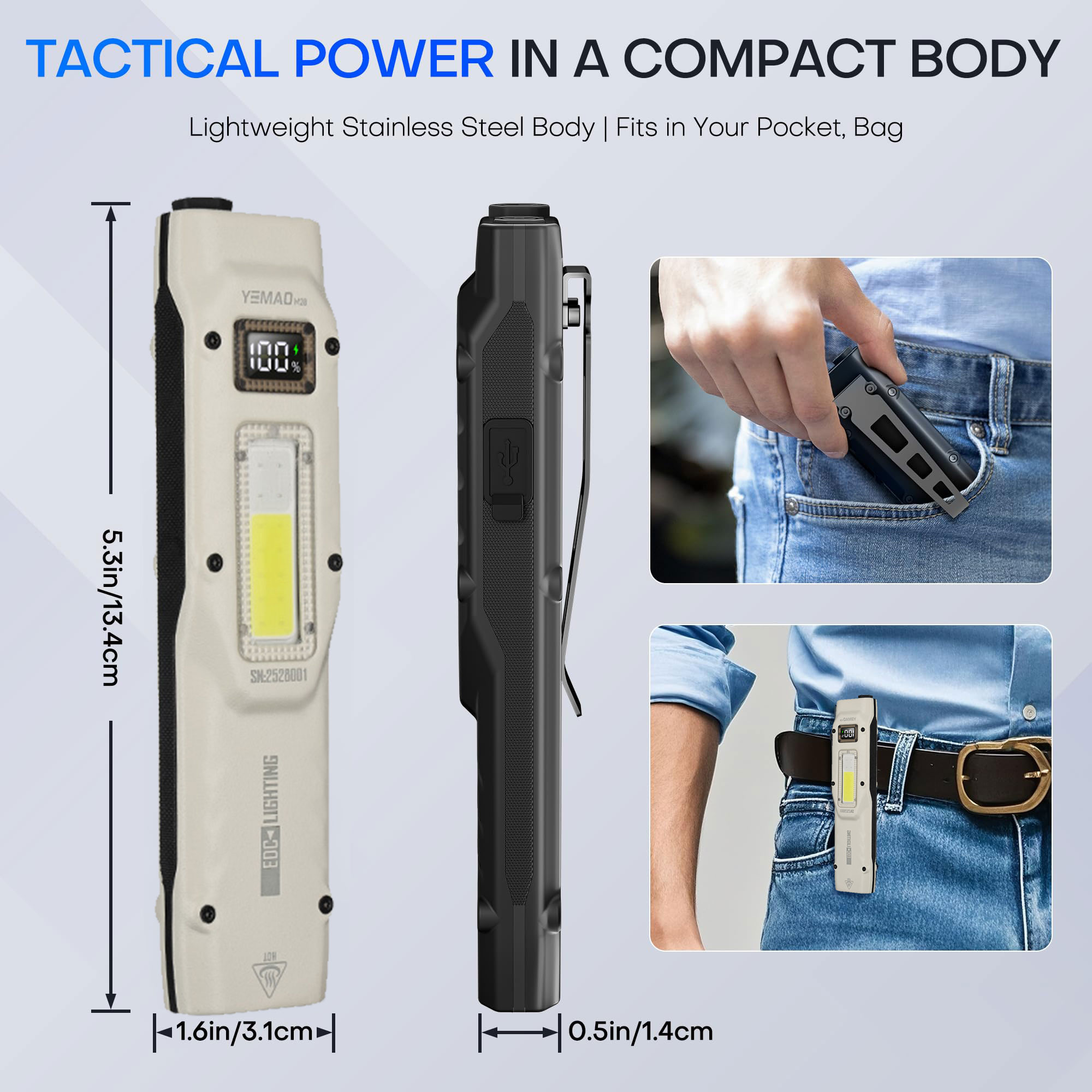 Portable 880LM YEMAO M28 Ultra - Outdoor Lighting Setup 评论和价格