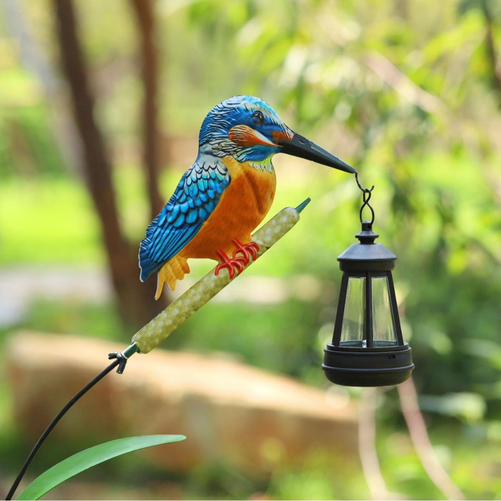 Solar Powered Kingfisher Light - Bollard Light Garden 评论和价格