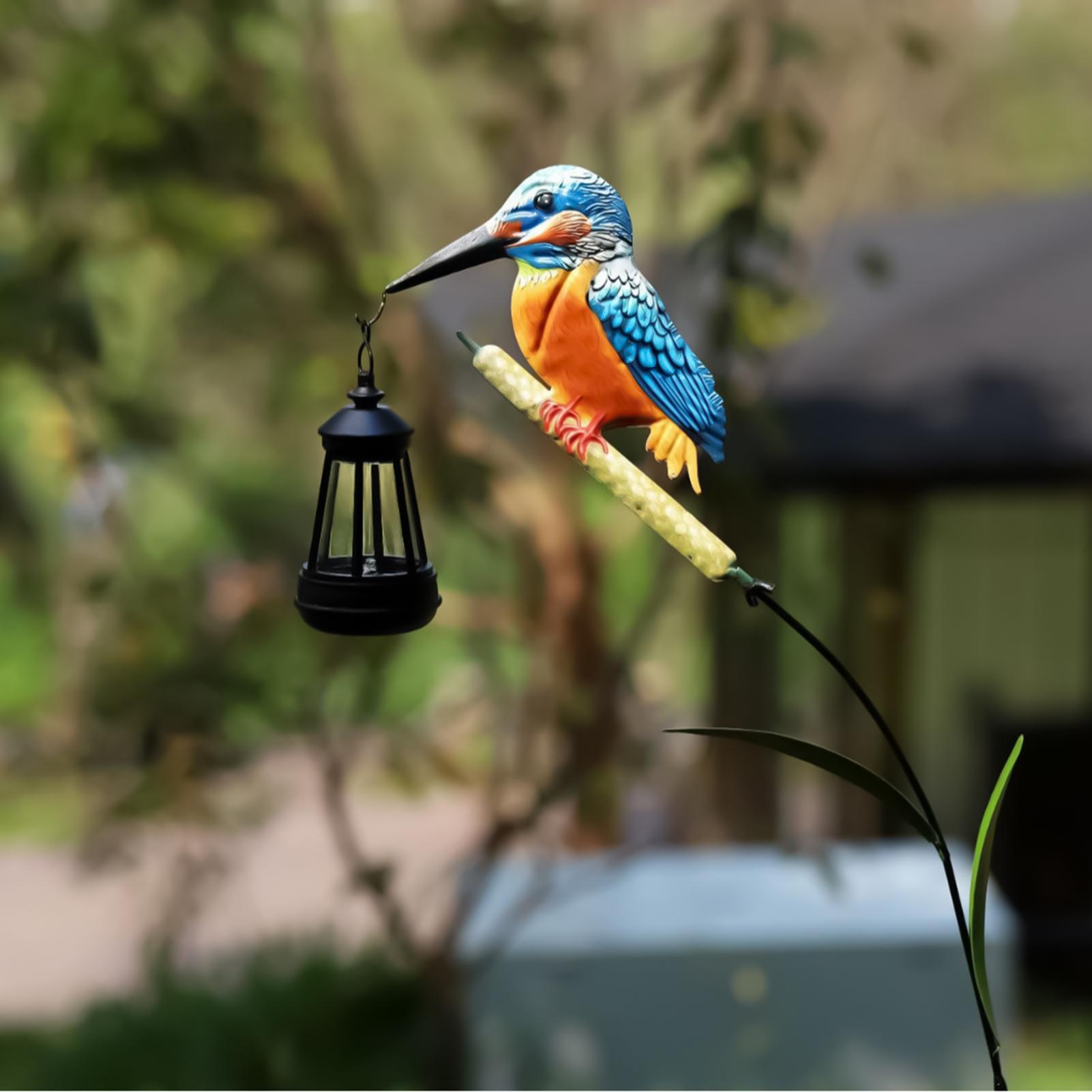 Solar Powered Kingfisher Light - Bollard Light Garden 评论和价格