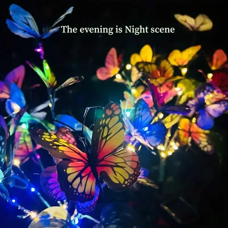 Solar LED Butterfly Garden Lig - Outdoor Lighting Setup 评论和价格