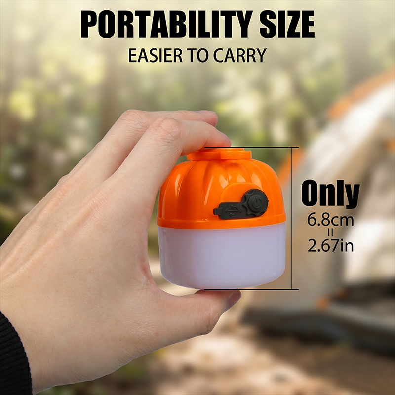 Mini Portable LED Pumpkin Bulb - Outdoor Lighting Setup 评论和价格