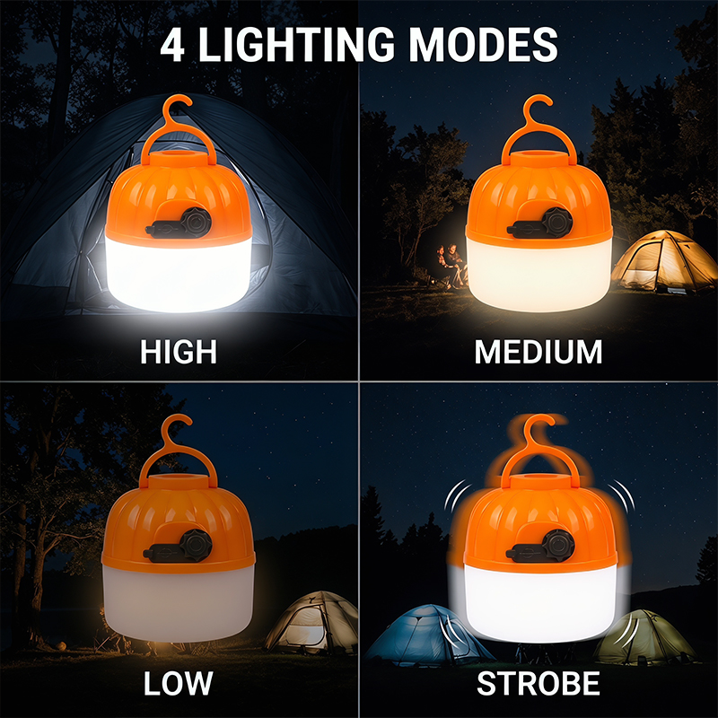 Mini Portable LED Pumpkin Bulb - Outdoor Lighting Setup 评论和价格