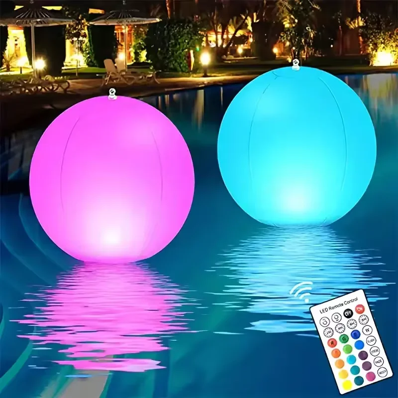 1-5PCS Floating Pool Lights wi - Outdoor Lighting Around Pool 评论和价格