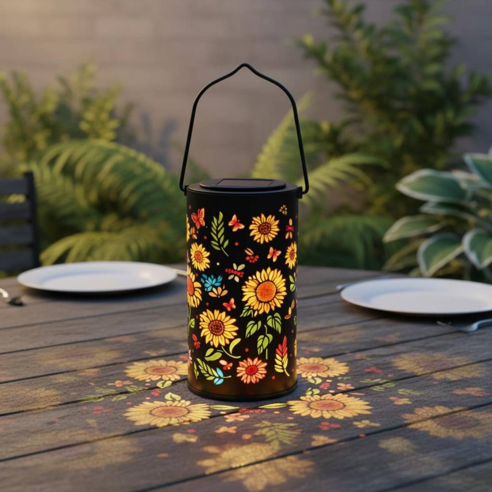 Colorful Sunburst Solar Lanter - Solar Lantern Hanging 评论和价格
