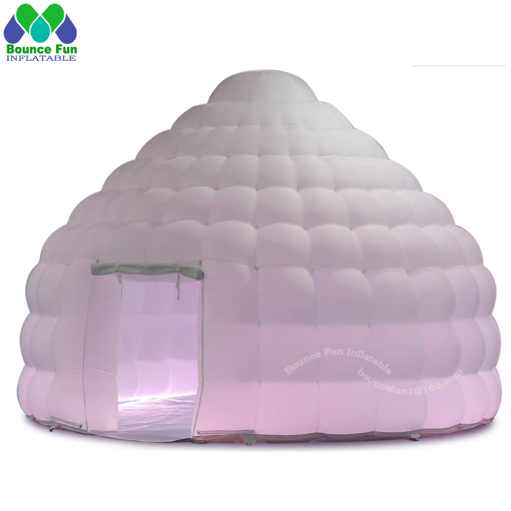 White Inflatable Igloo Dome Te - Outdoor Lighting Rental For Party 评论和价格