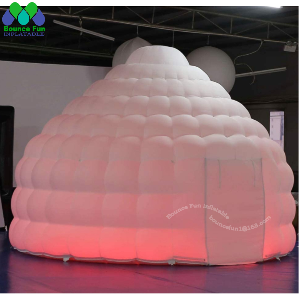 White Inflatable Igloo Dome Te - Outdoor Lighting Rental For Party 评论和价格