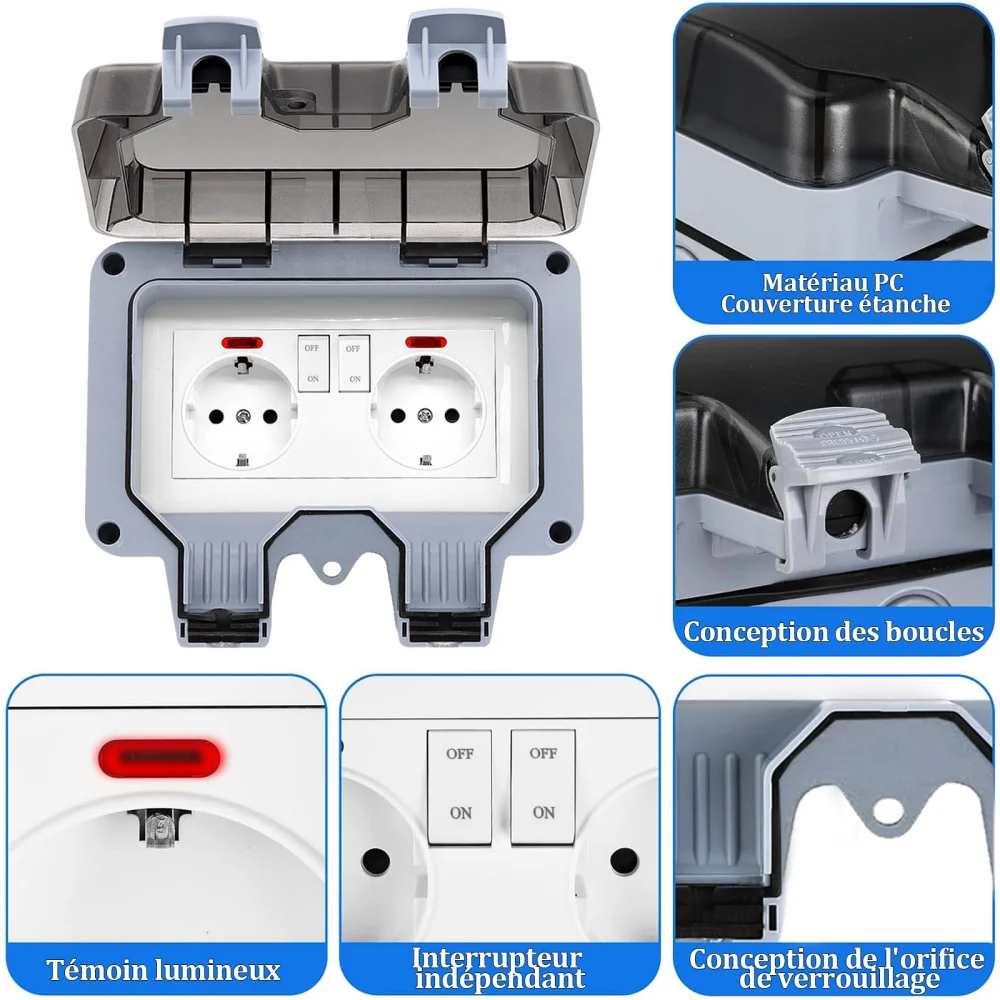 European-Style Outdoor Socket  - Outdoor Lighting Switch 评论和价格