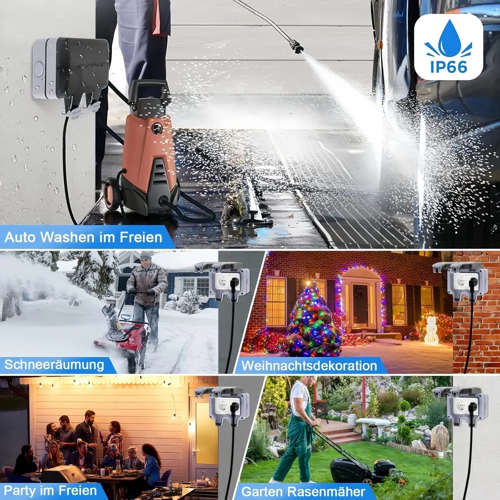 European-Style Outdoor Socket  - Outdoor Lighting Switch 评论和价格