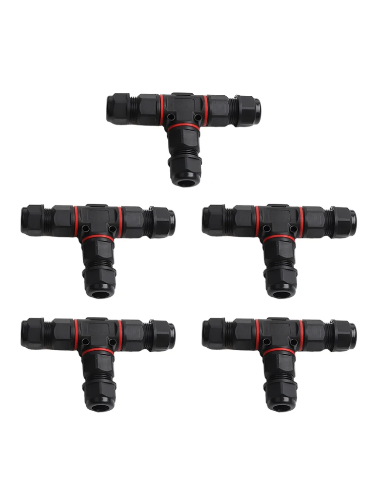 5Pcs IP68 Waterproof 3 Pin T S - Outdoor Lighting Electrical Box 评论和价格