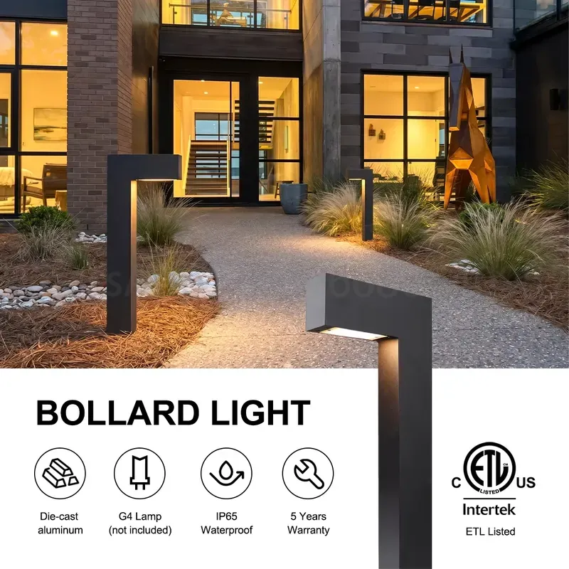 Aluminum Bollard Garden Light  - Outdoor Lighting Low Voltage 评论和价格