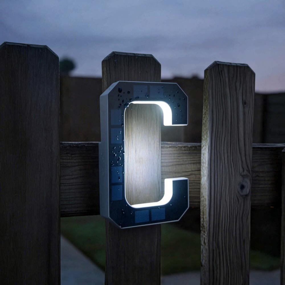 Solar Address Number Sign, LED - Outdoor Lighting On House 评论和价格