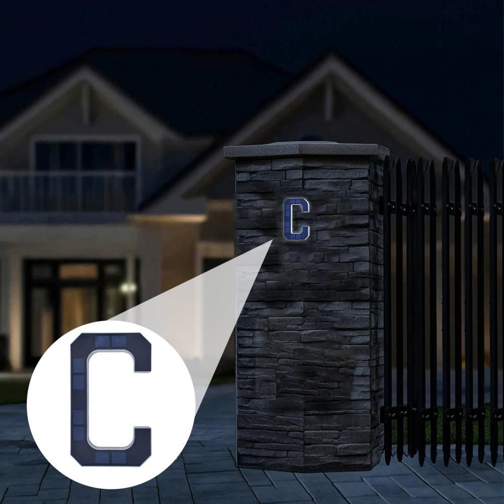 Solar Address Number Sign, LED - Outdoor Lighting On House 评论和价格