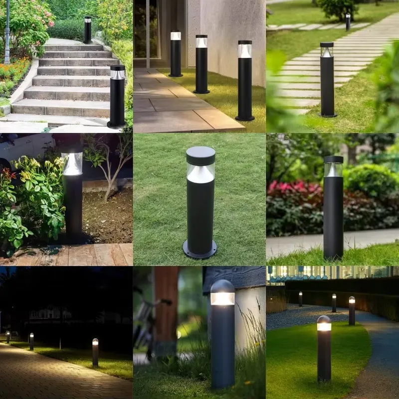 3/7/12W Modern Aluminum LED Bo - Bollard Light Garden 评论和价格
