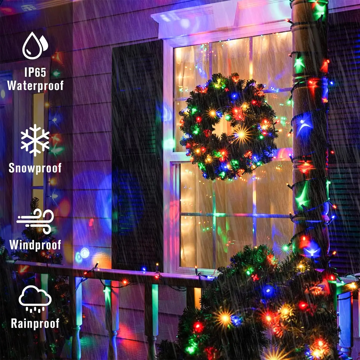 LED Solar Light String 8 Funct - Outdoor Lighting Led Fixtures 评论和价格