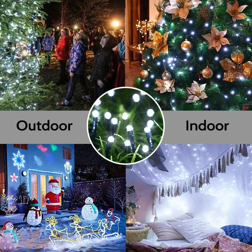 LED Solar Light String 8 Funct - Outdoor Lighting Led Fixtures 评论和价格