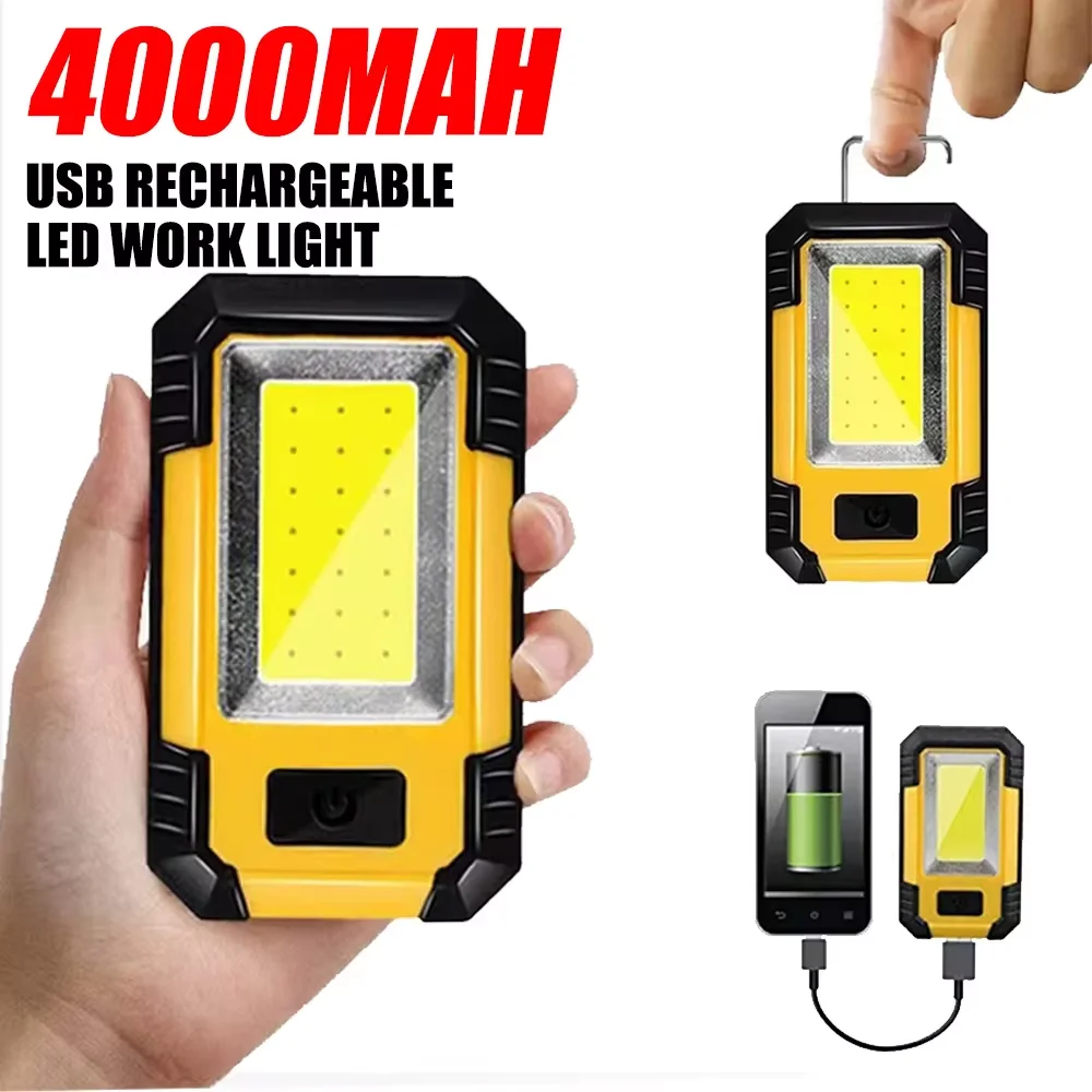 Rechargeable 4000MaH Work Ligh - Outdoor Lighting Setup 评论和价格