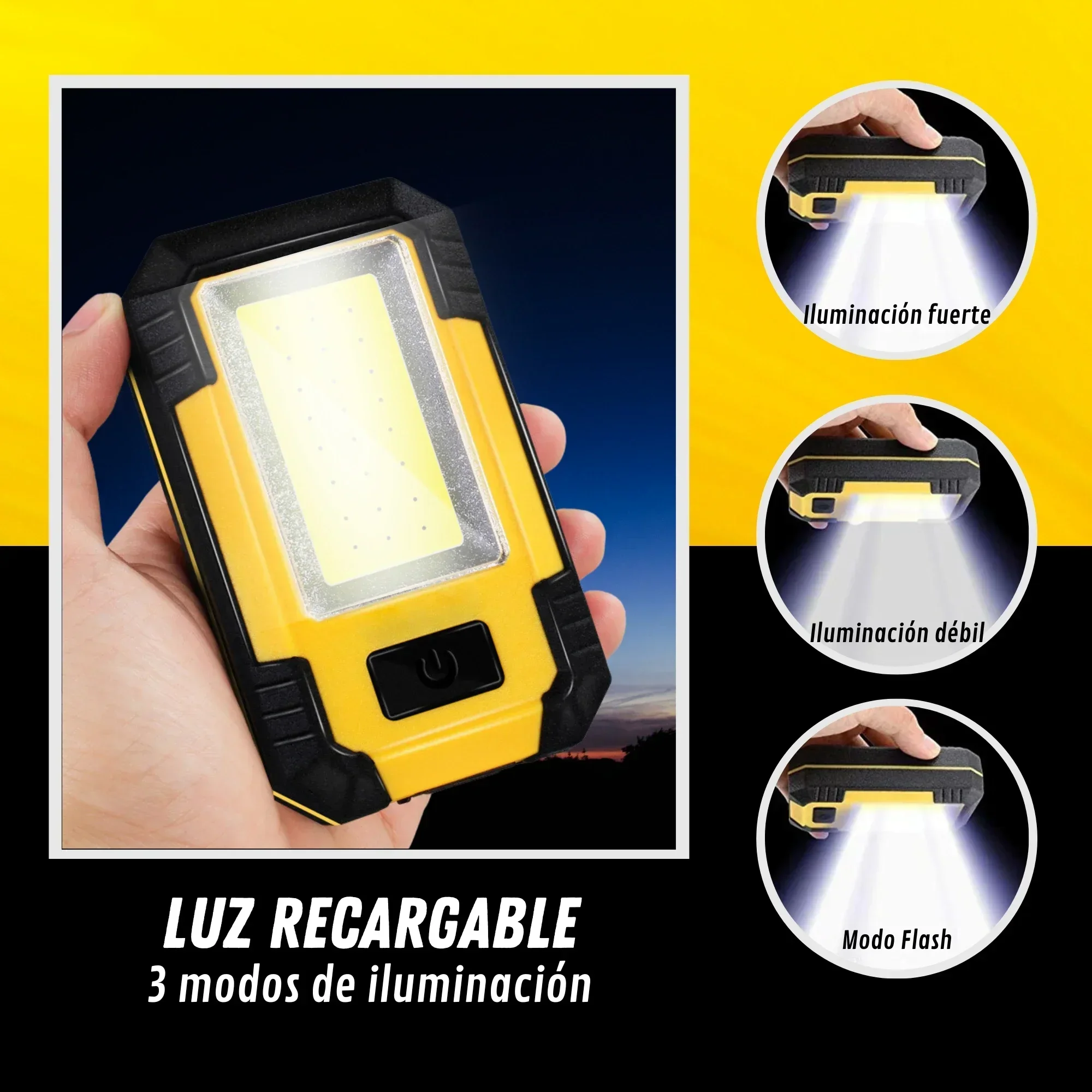 Rechargeable 4000MaH Work Ligh - Outdoor Lighting Setup 评论和价格