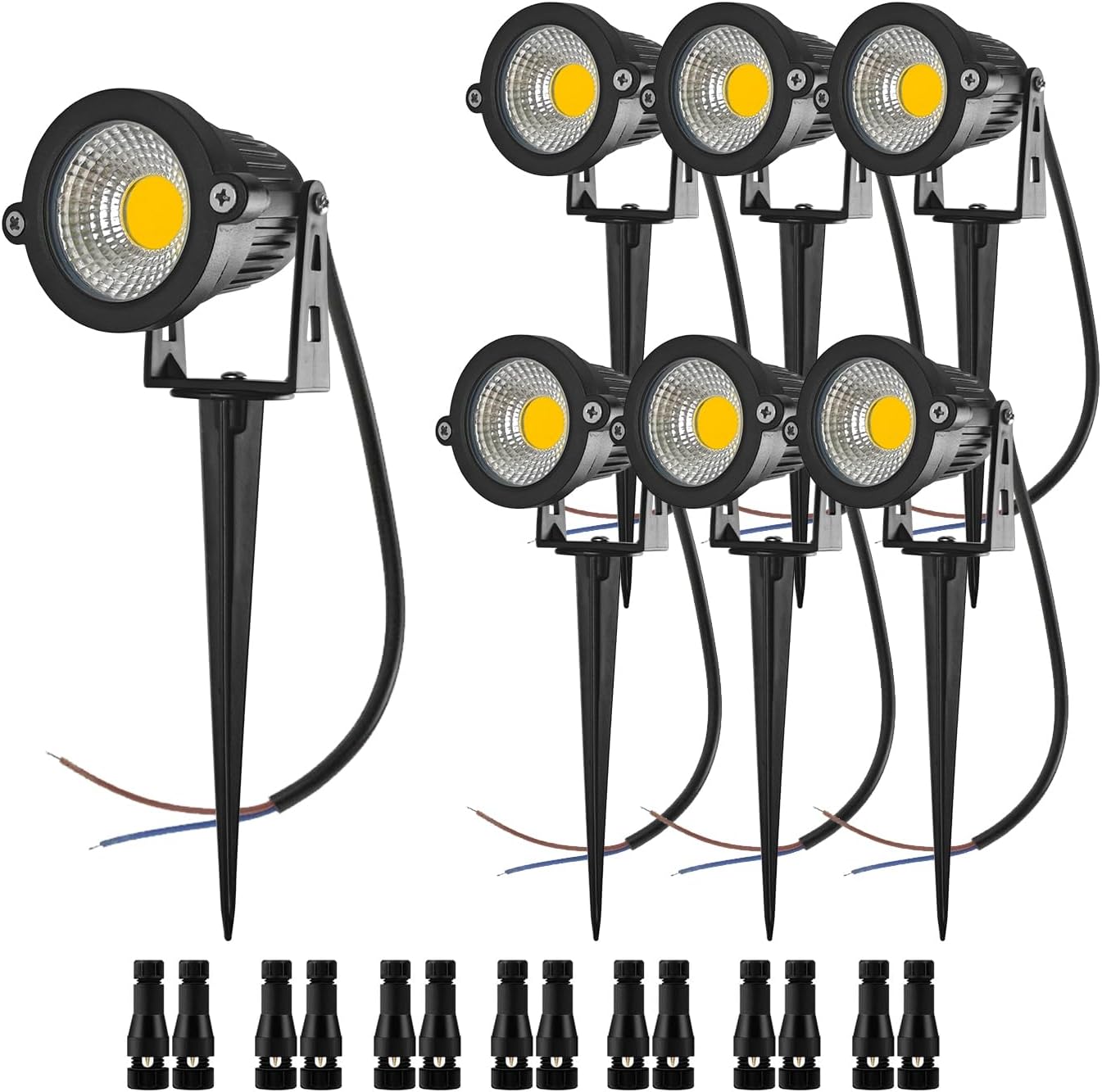 10 Pack LED Landscape Lights 3 - Outdoor Lighting Low Voltage 评论和价格