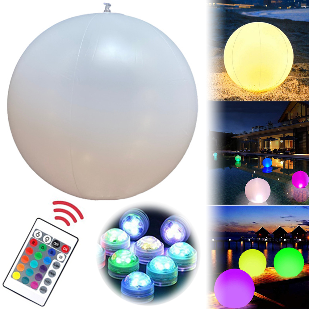 Inflatable Pool Beach Ball 16  - Outdoor Lighting Around Pool 评论和价格