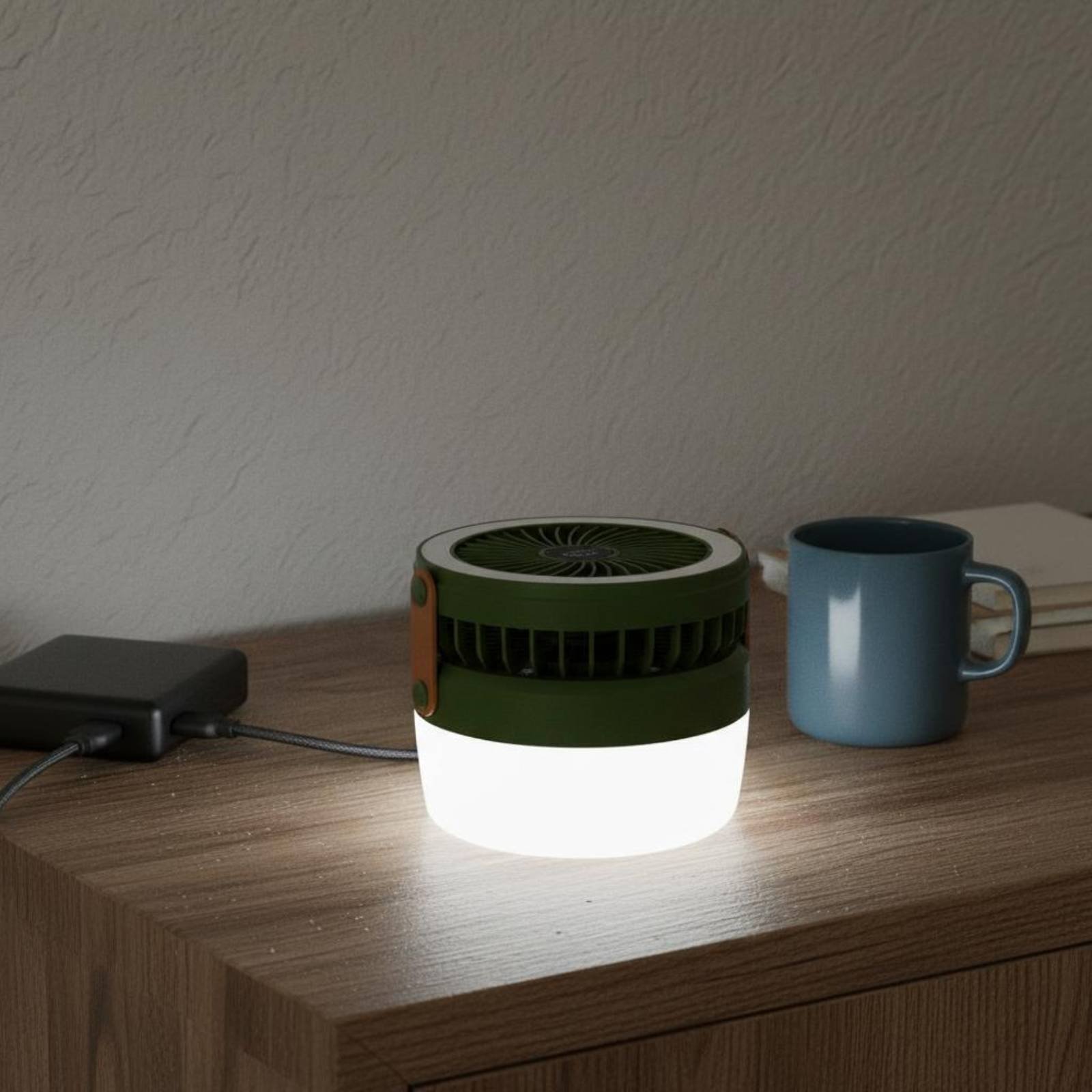 Solar Camping Fan Lantern Fold - Solar Lantern Hanging 评论和价格