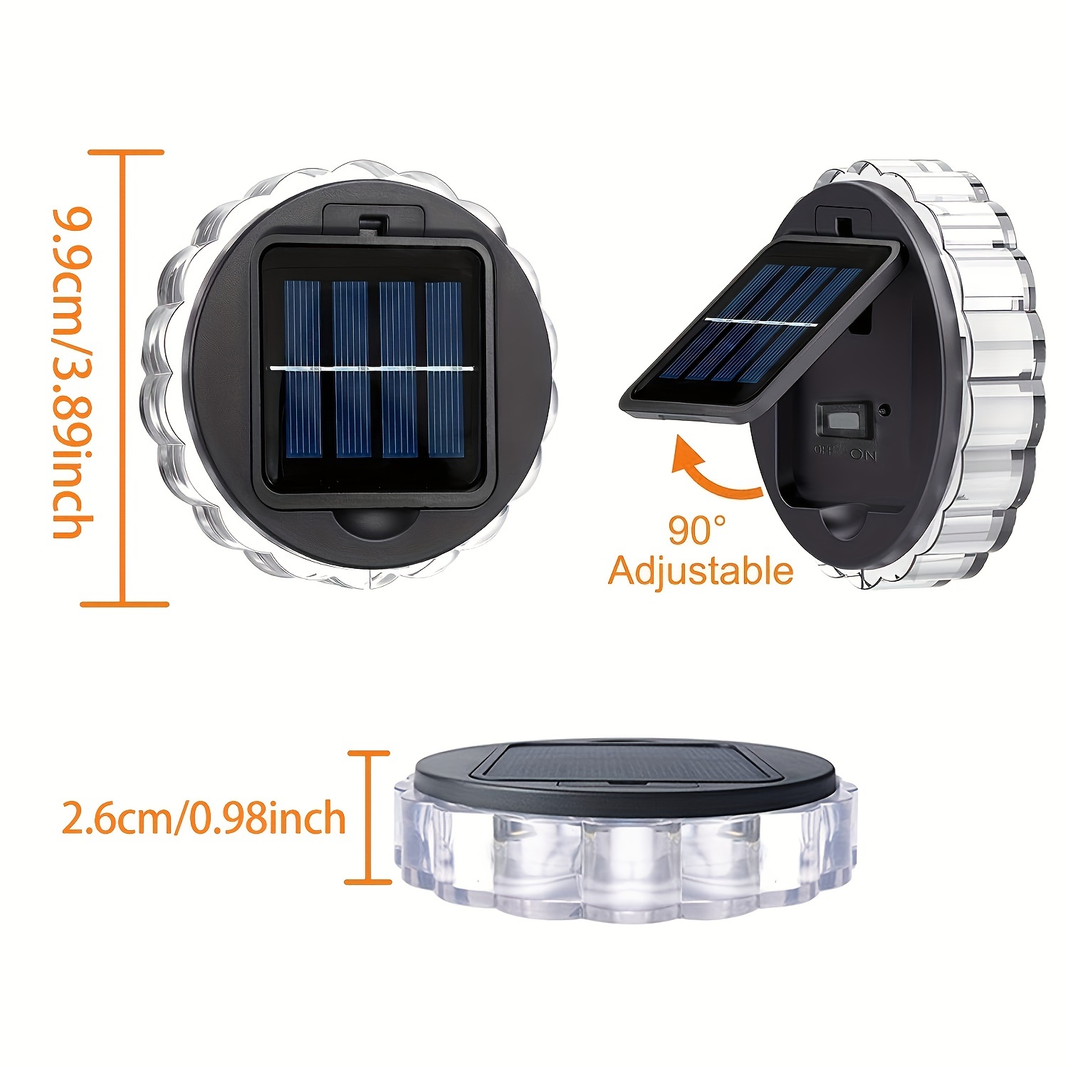 4 Packs Waterproof LED Decorat - Outdoor Lighting Around Pool 评论和价格