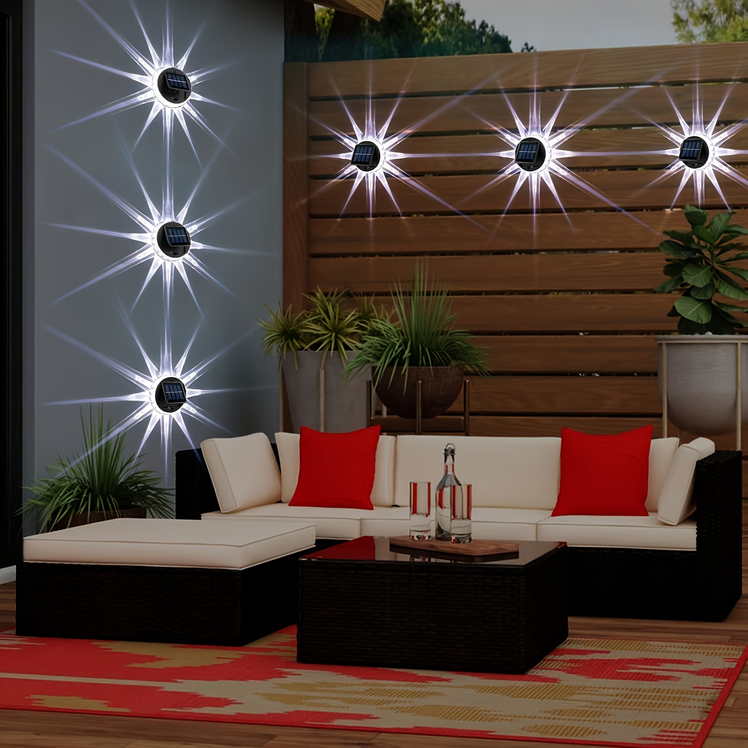 4 Packs Waterproof LED Decorat - Outdoor Lighting Around Pool 评论和价格