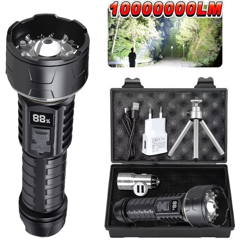 COB LED Flashlight Rechargeabl - Outdoor Lighting Lanterns 评论和价格