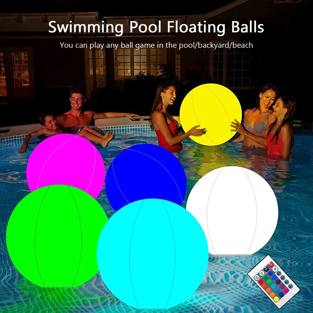 Inflatable Pool Beach Ball 16  - Outdoor Lighting Around Pool 评论和价格
