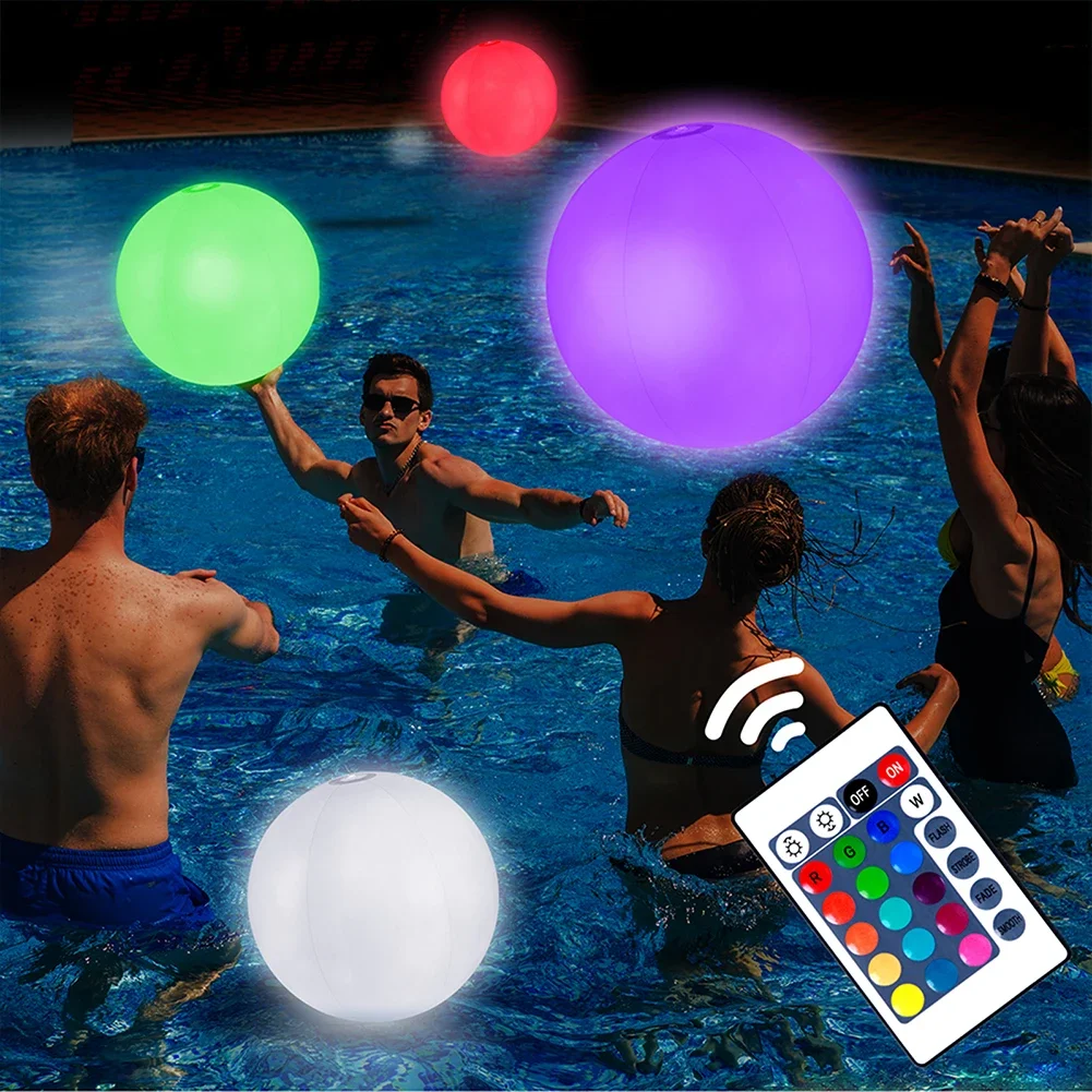 Inflatable Pool Beach Ball 16  - Outdoor Lighting Around Pool 评论和价格