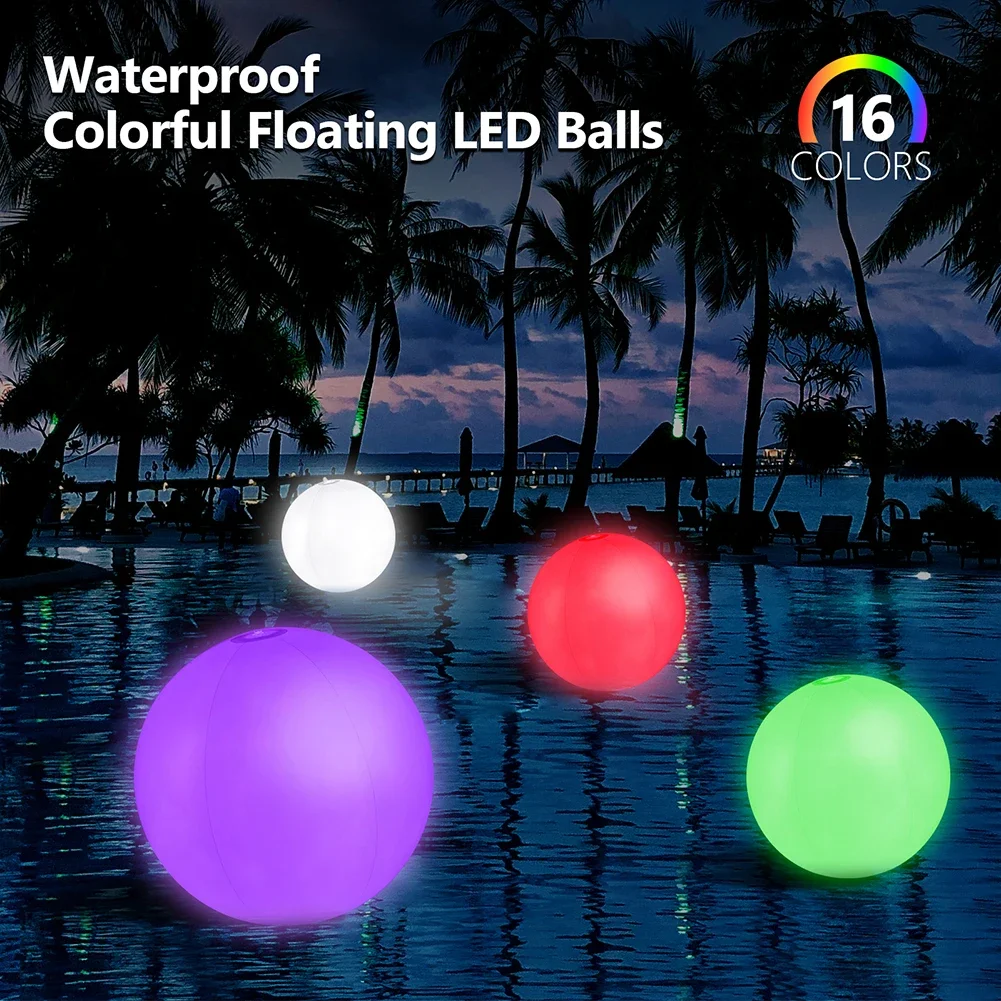 Inflatable Pool Beach Ball 16  - Outdoor Lighting Around Pool 评论和价格
