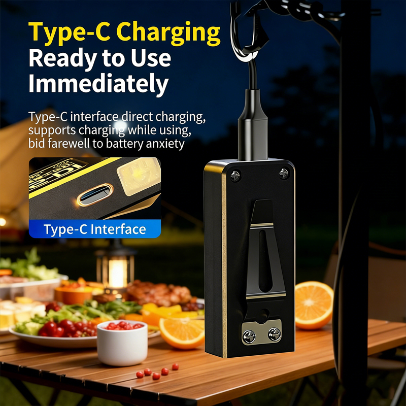 LED COB Mini Flashlight USB Re - Outdoor Lighting Setup 评论和价格