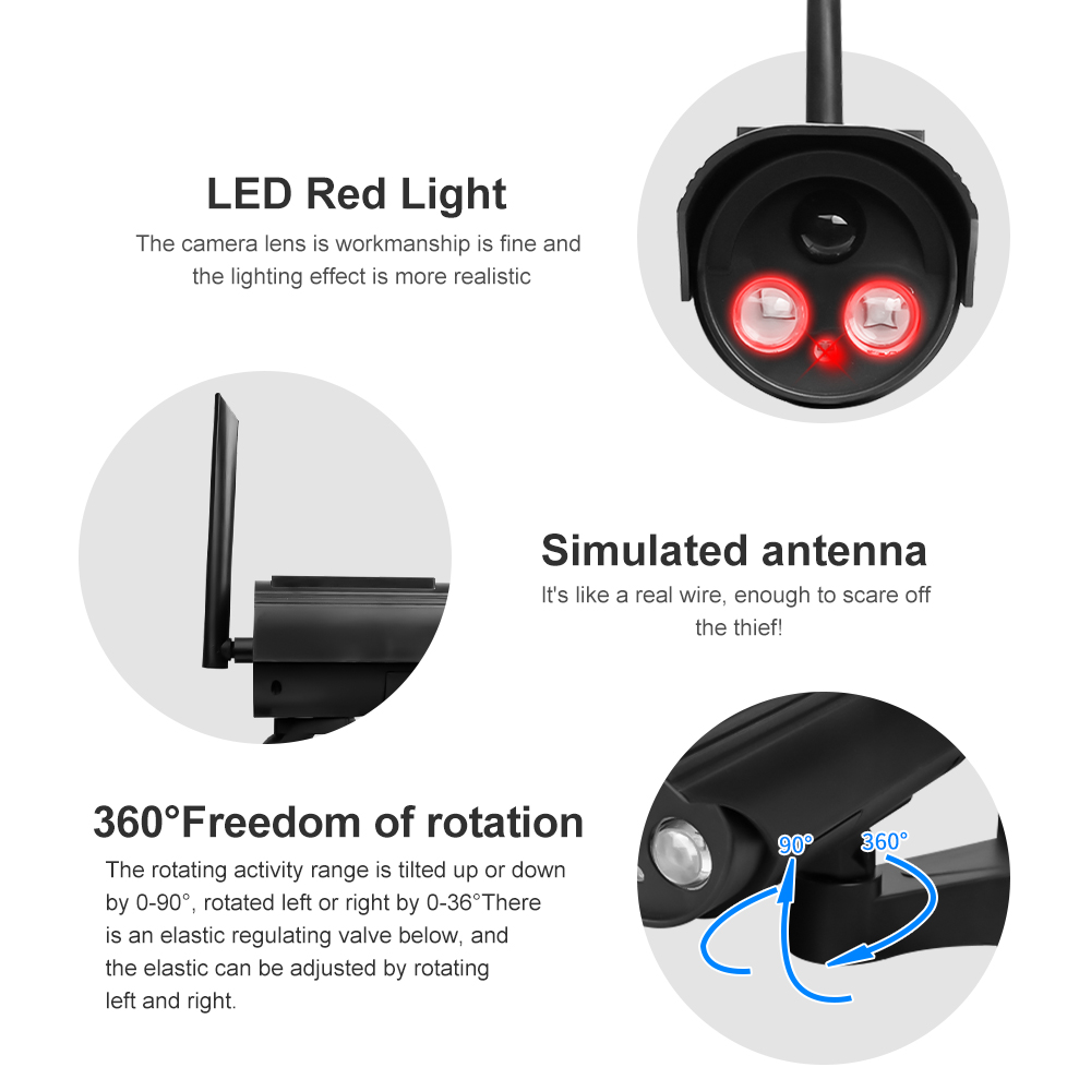 Outdoor Solar Simulation Camer - Outdoor Lighting Led Fixtures 评论和价格