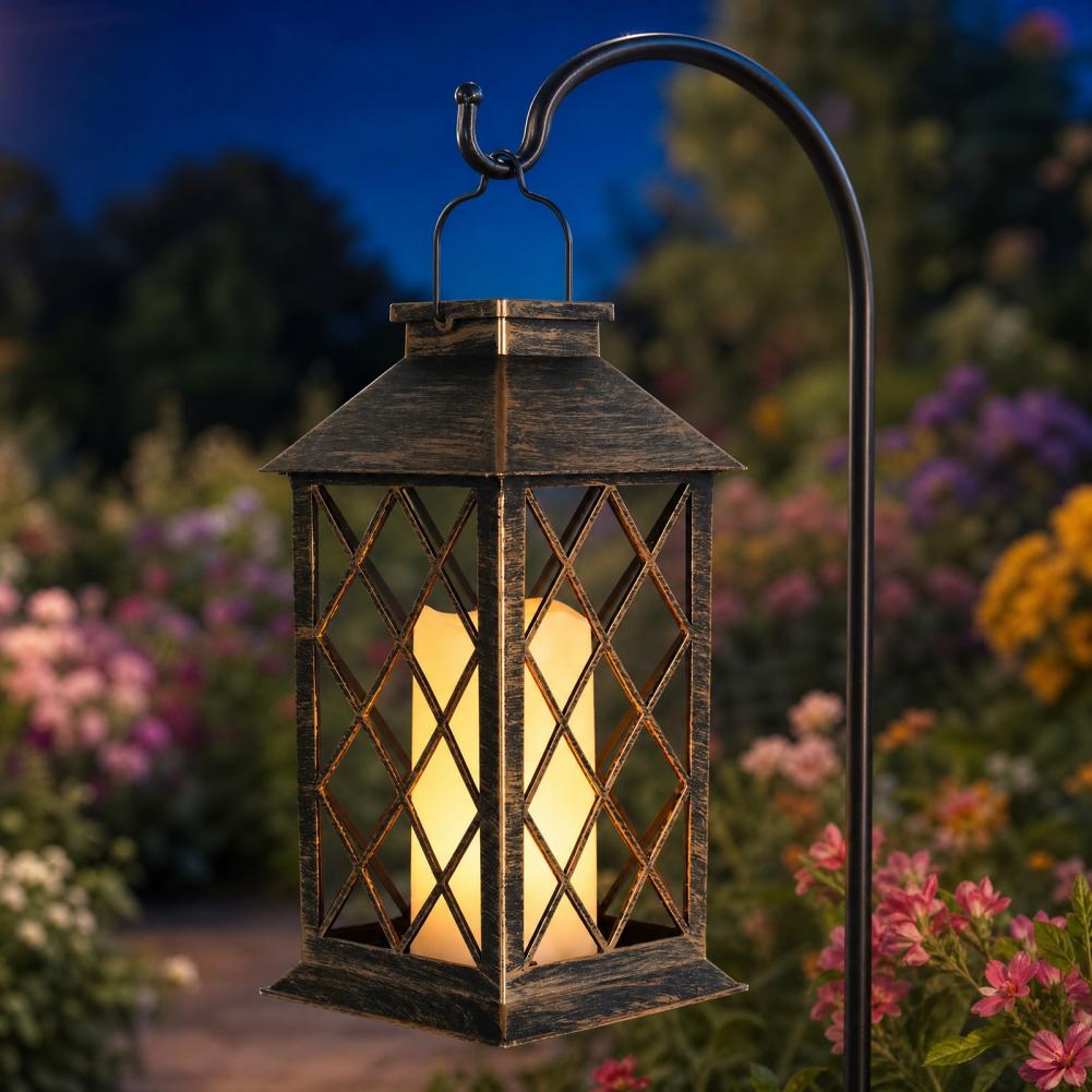 Retro Solar Lantern, Outdoor S - Solar Lantern Hanging 评论和价格