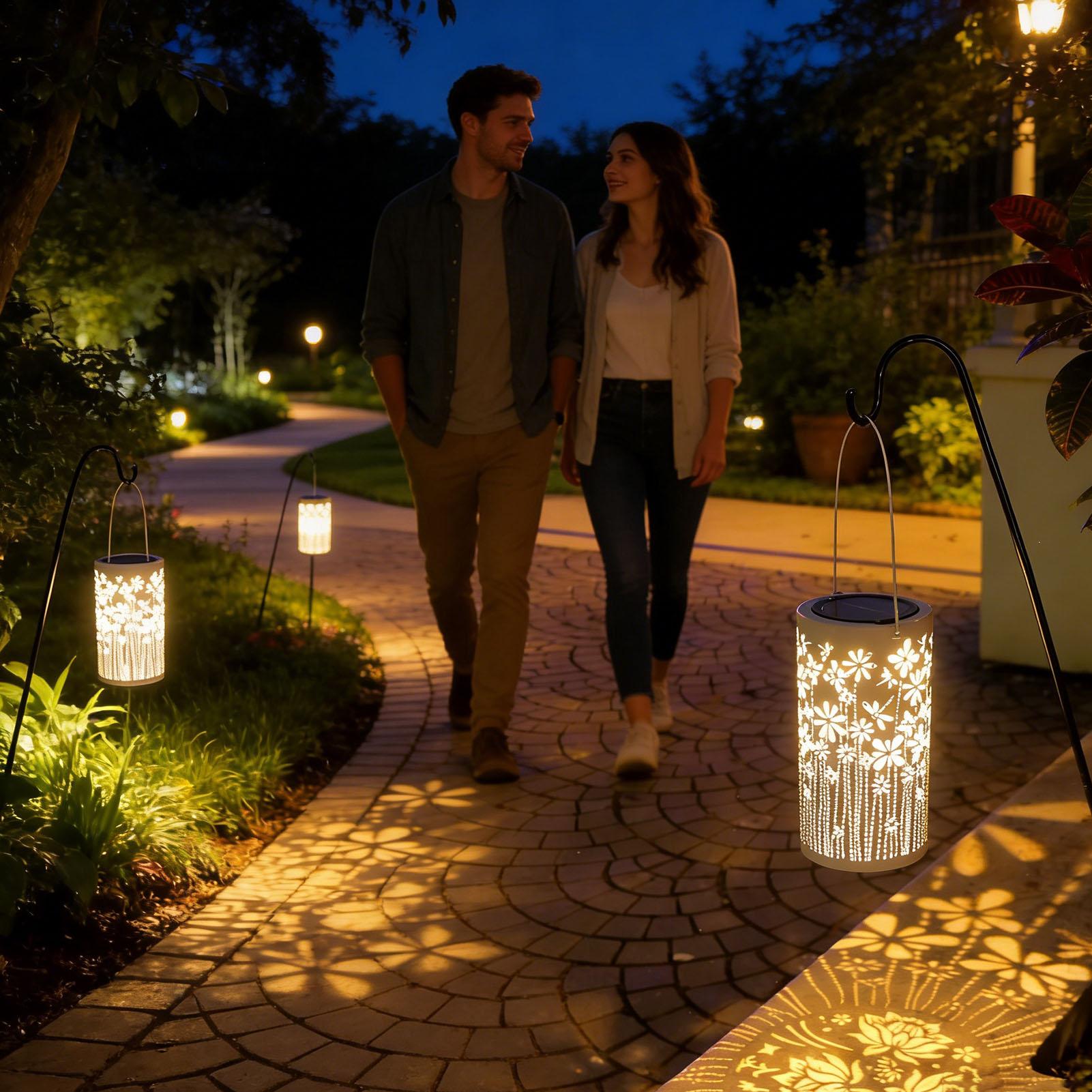 Solar Lanterns Decorative Colo - Solar Path Light 评论和价格