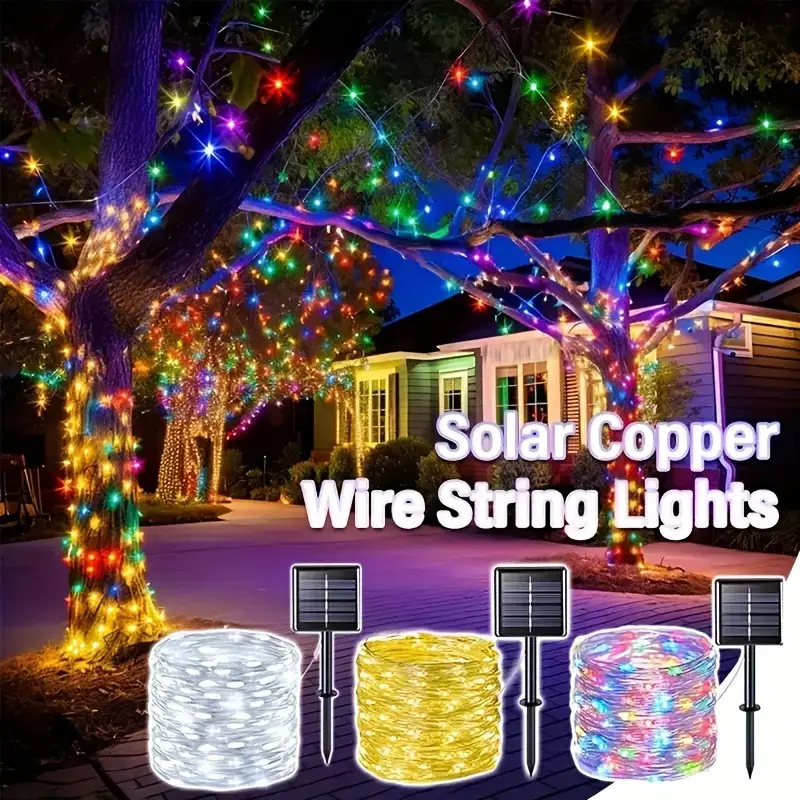 Solar Fairy LED Copper Wire Li - Outdoor Lighting On House 评论和价格