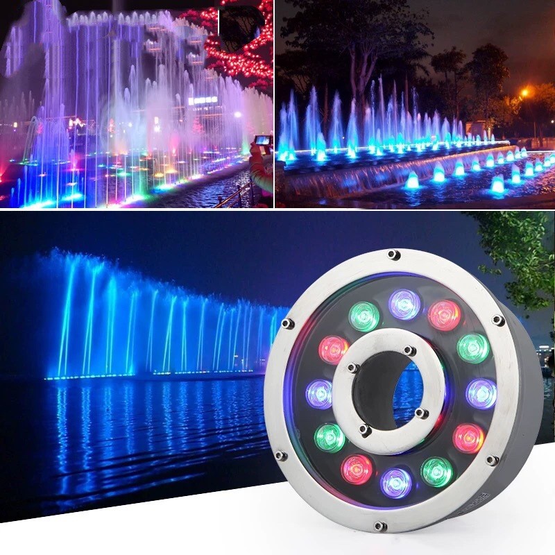 RGB LED Fountain Lamps 12V 24V - Outdoor Lighting Around Pool 评论和价格
