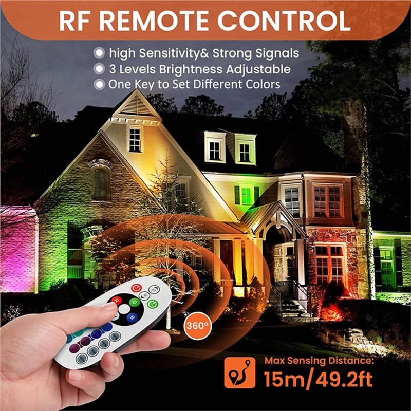 【NEW YEAR  】RGBW In Ground Lig - Outdoor Lighting Low Voltage 评论和价格